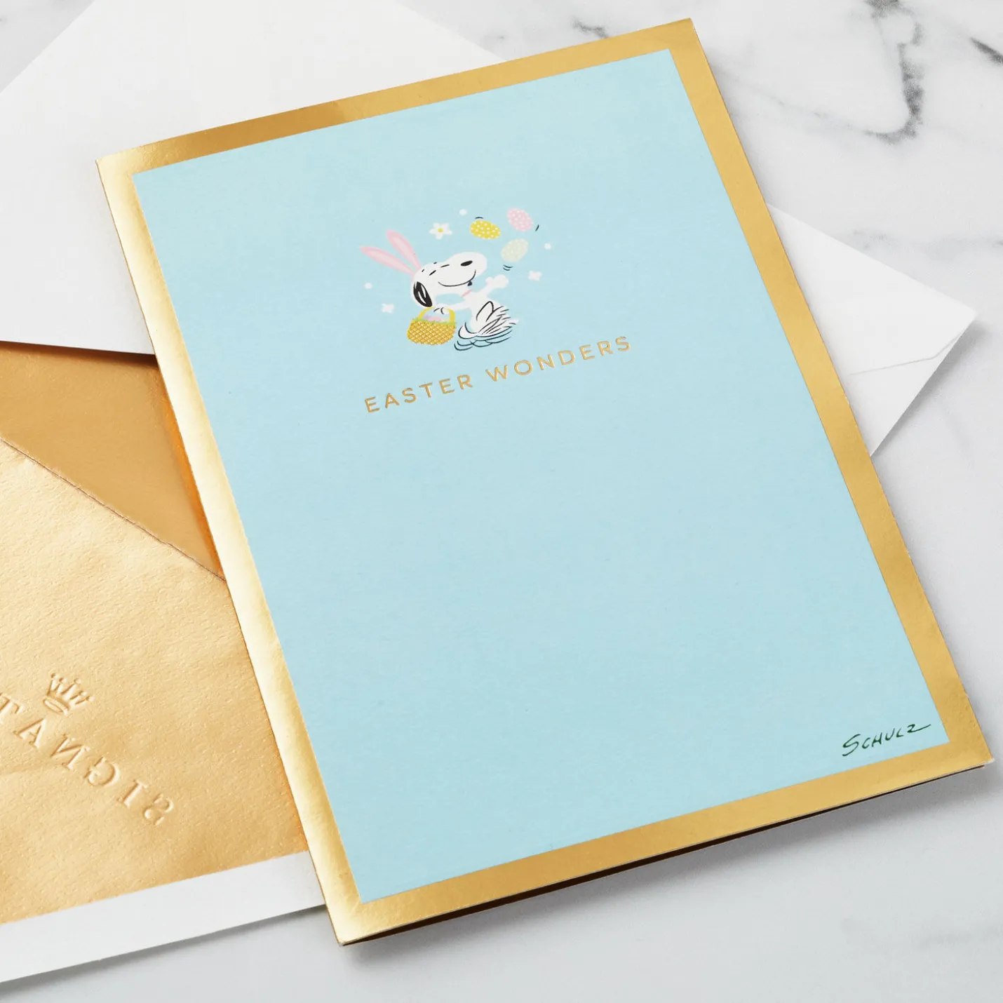 Peanuts® Snoopy and Woodstock Easter Wonders 3D Pop-Up Easter Card
