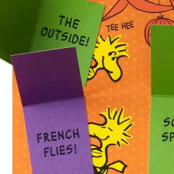 Peanuts® Snoopy and Woodstock Love and Jokes Funny Pop-Up Halloween Card
