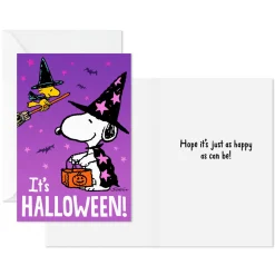 Peanuts® Snoopy and Woodstock Witches Halloween Cards, Pack of 6