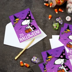 Peanuts® Snoopy and Woodstock Witches Halloween Cards, Pack of 6