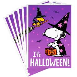Peanuts® Snoopy and Woodstock Witches Halloween Cards, Pack of 6