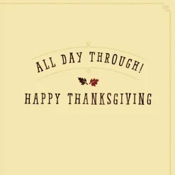 Peanuts® Snoopy and Woodstock Hugs to You Thanksgiving Card