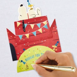 Peanuts® Snoopy and Woodstock Hooray 3D Pop-Up Card