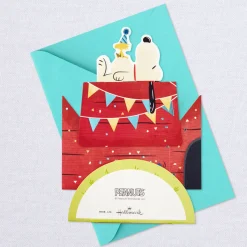Peanuts® Snoopy and Woodstock Hooray 3D Pop-Up Card