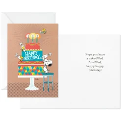 Peanuts® Snoopy Assorted Birthday Cards, Pack of 12