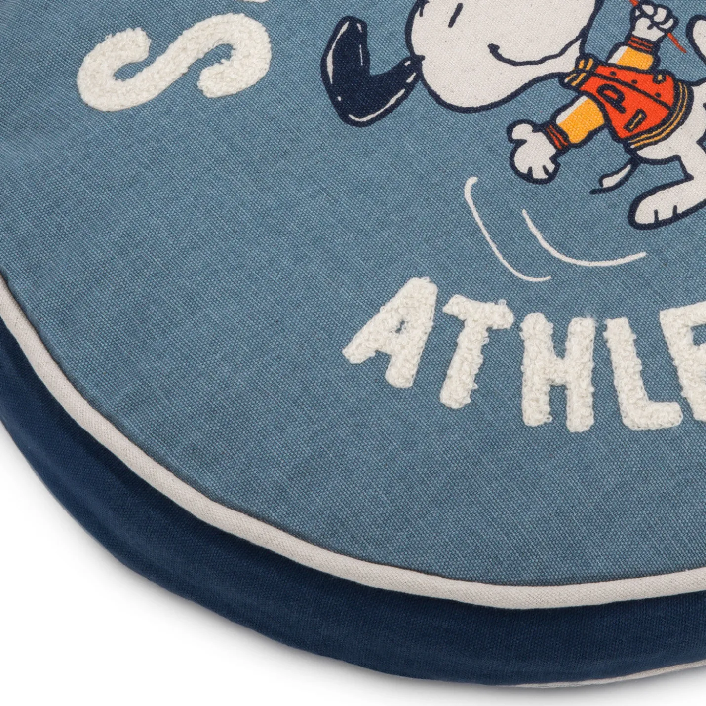 Peanuts® Snoopy Athletic Club Round Pillow, 15.5"