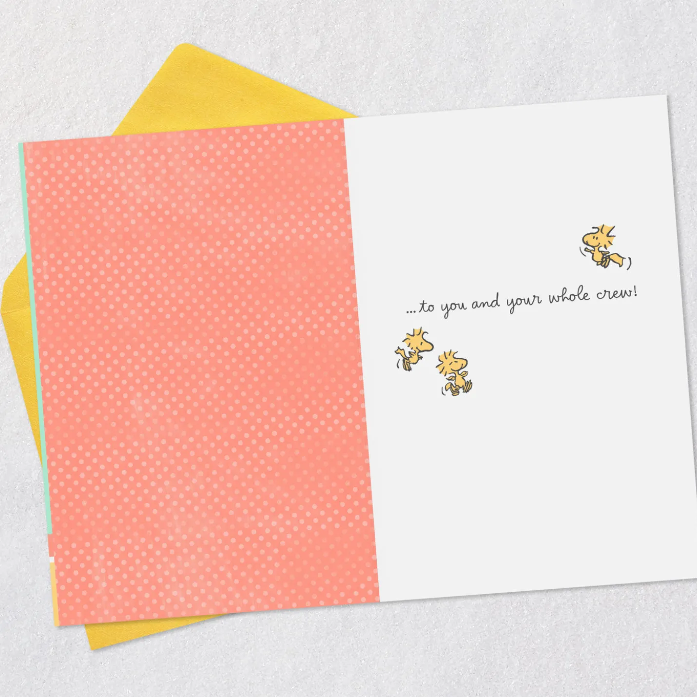 Peanuts® Snoopy Easter Bunny and Woodstock Easter Card for All