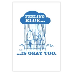 Peanuts® Snoopy Feeling Blue Custom Thinking of You Card