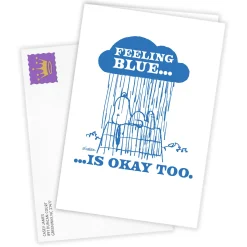 Peanuts® Snoopy Feeling Blue Custom Thinking of You Card