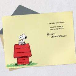 Peanuts® Snoopy Happily Ever After Anniversary Card