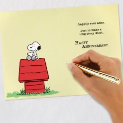Peanuts® Snoopy Happily Ever After Anniversary Card