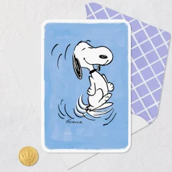 Peanuts® Snoopy Happy Dance Blank Card