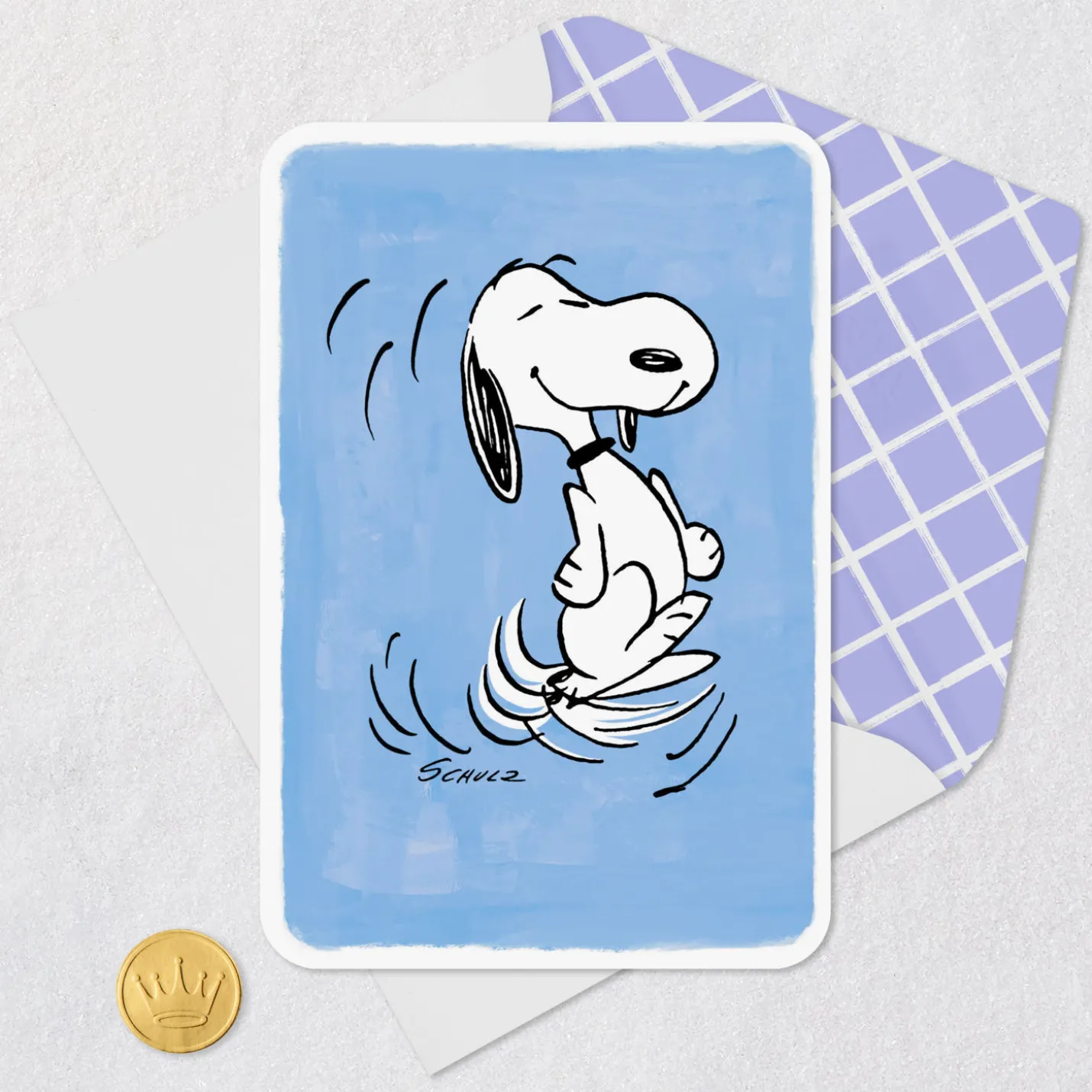 Peanuts® Snoopy Happy Dance Blank Card