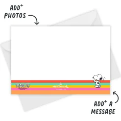 Peanuts® Snoopy Happy Dance Flat Birthday Invitation