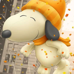 Peanuts® Snoopy Hot Air Parade Balloon Funny Thanksgiving Card
