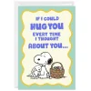 Peanuts® Snoopy Hug Custom Easter Card