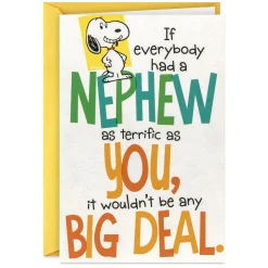 Peanuts® Snoopy It's a Big Deal Funny Birthday Card for Nephew