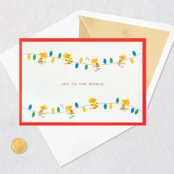 Peanuts® Snoopy Joy to the World 3D Pop-Up Christmas Card