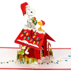 Peanuts® Snoopy Joy to the World 3D Pop-Up Christmas Card