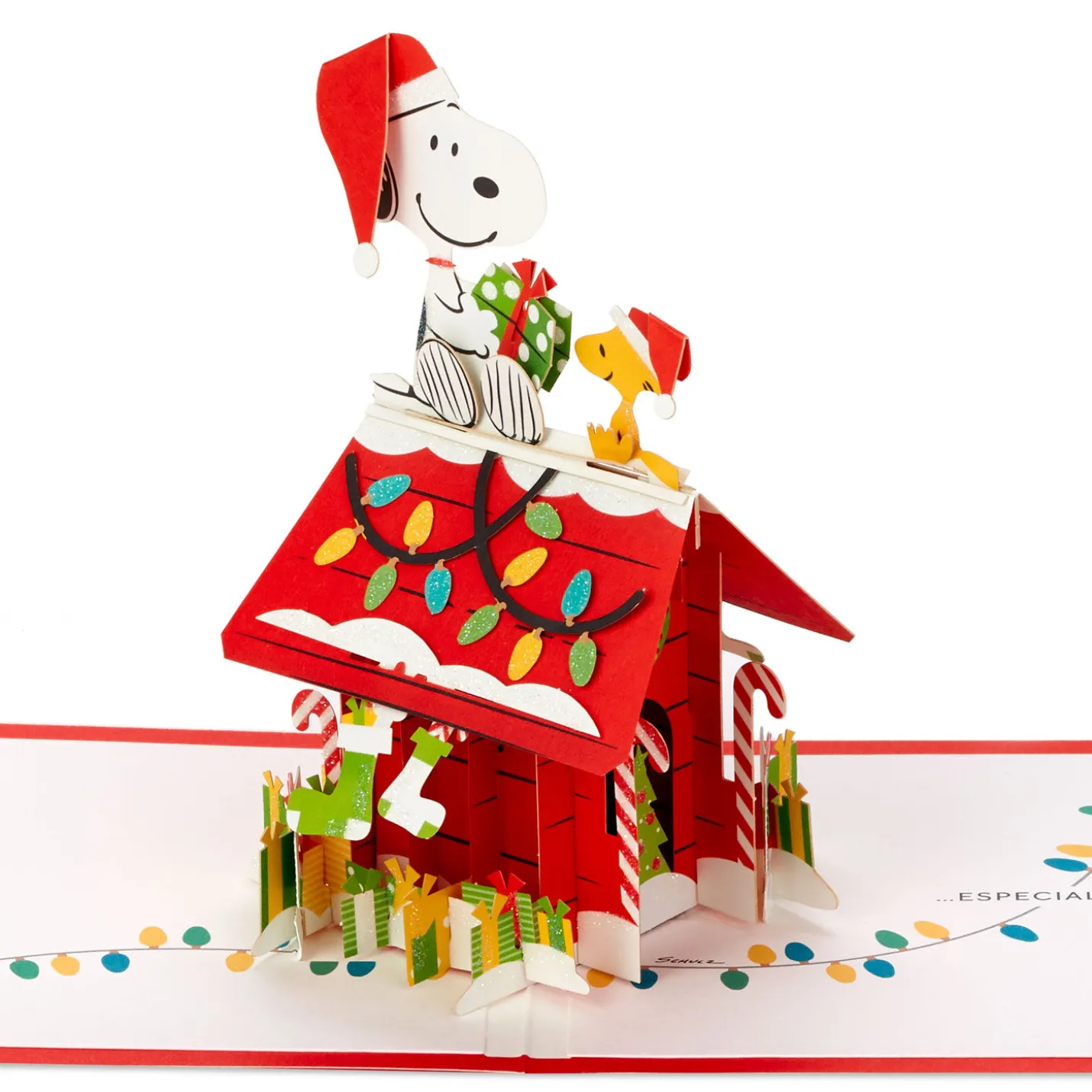 Peanuts® Snoopy Joy to the World 3D Pop-Up Christmas Card