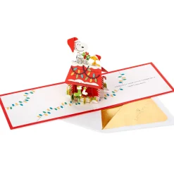 Peanuts® Snoopy Joy to the World 3D Pop-Up Christmas Card