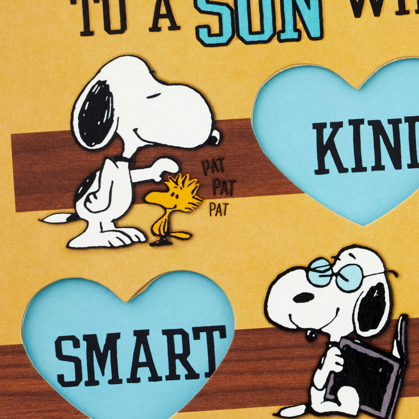 Peanuts® Snoopy Kind, Smart and Charming Birthday Card for Son