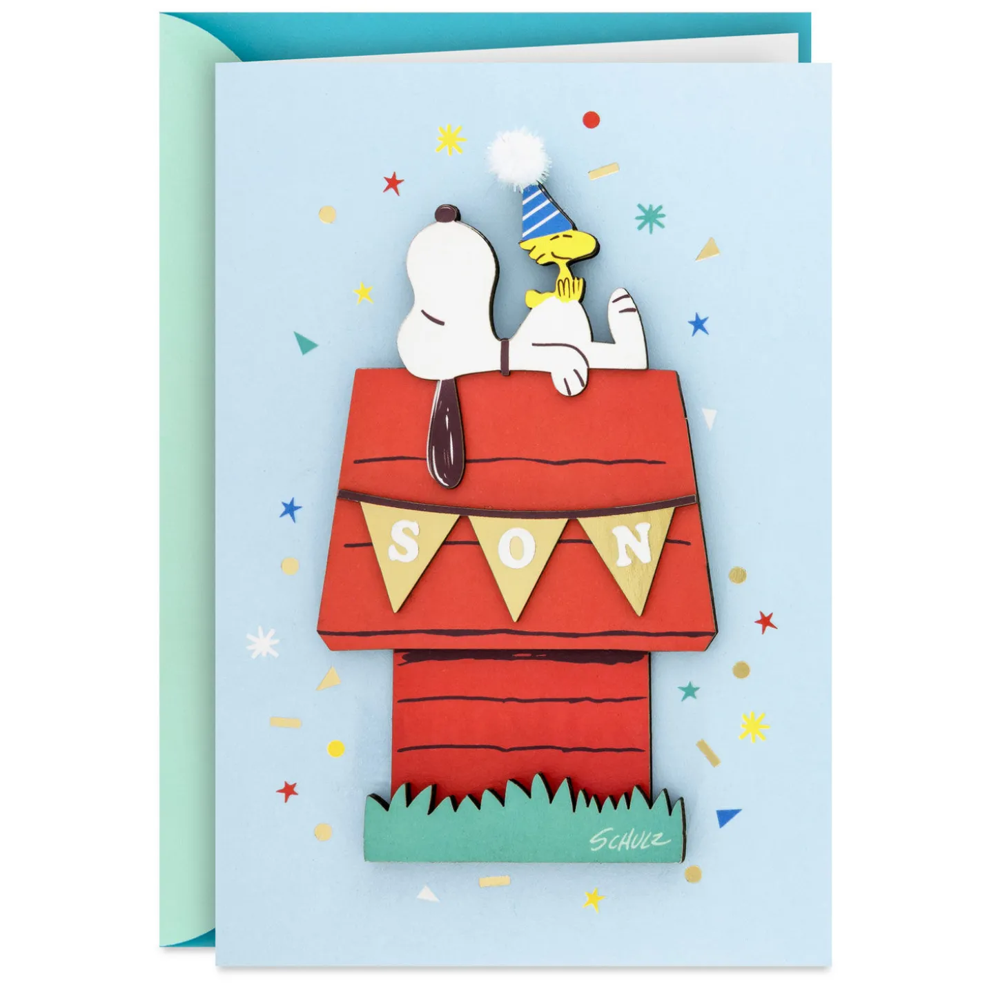 Peanuts® Snoopy Laid-Back Day for a Much Loved Son Birthday Card