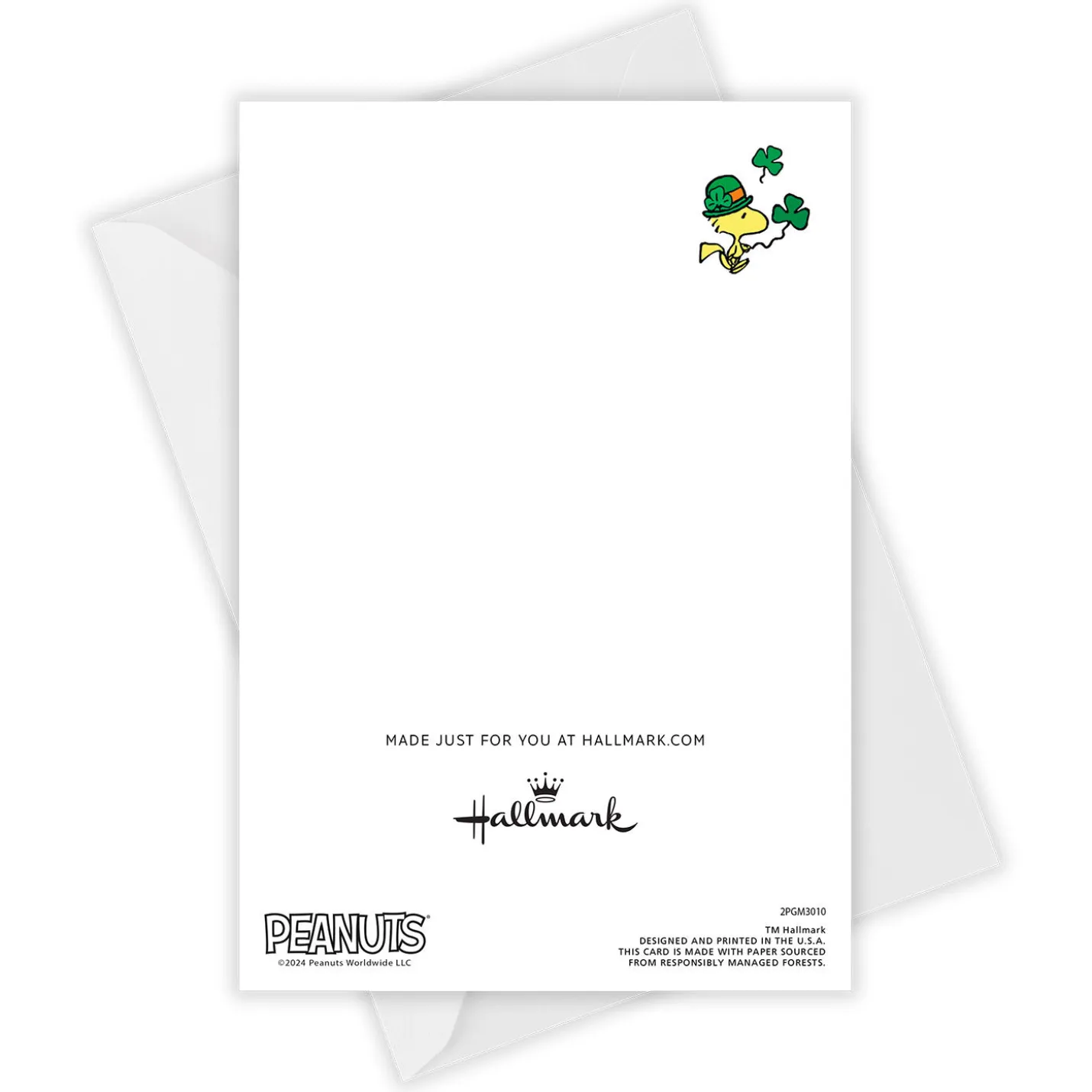 Peanuts® Snoopy Leprechaun Custom St. Patrick's Day Card