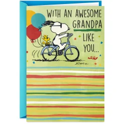 Peanuts® Snoopy Life Is One Sweet Ride Pop-Up Birthday Card for Grandpa