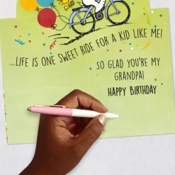 Peanuts® Snoopy Life Is One Sweet Ride Pop-Up Birthday Card for Grandpa