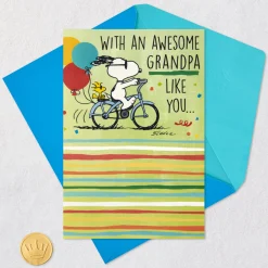 Peanuts® Snoopy Life Is One Sweet Ride Pop-Up Birthday Card for Grandpa