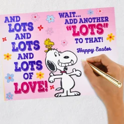 Peanuts® Snoopy Lots of Love Easter Card