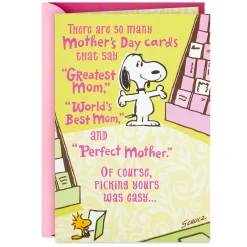 Peanuts® Snoopy Shopping Funny Mother's Day Card With Mini Cards