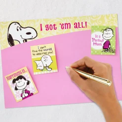 Peanuts® Snoopy Shopping Funny Mother's Day Card With Mini Cards