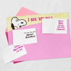 Peanuts® Snoopy Shopping Funny Mother's Day Card With Mini Cards