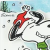 Peanuts® Snoopy Snow Angel Musical Christmas Card With Motion