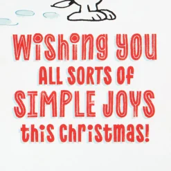 Peanuts® Snoopy Snow Angel Musical Christmas Card With Motion