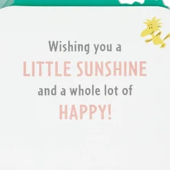 Peanuts® Snoopy Sunshine and Happiness Musical 3D Pop-Up Easter Card With Light