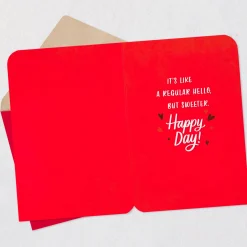 Peanuts® Snoopy Sweet Hello Valentine's Day Card