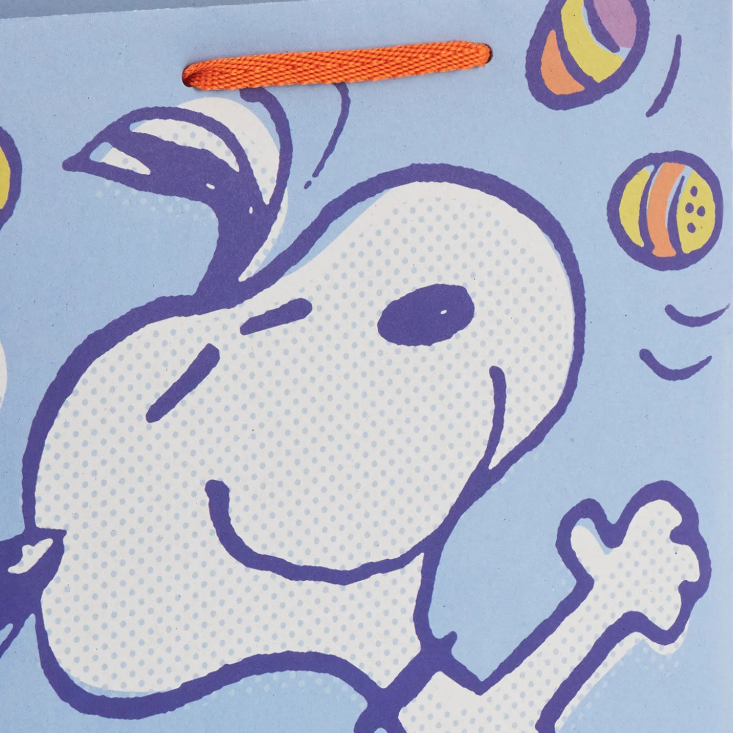 9.6" Peanuts® Snoopy With a Basket of Easter Eggs Medium Gift Bag