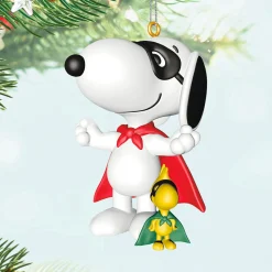 Peanuts® Spotlight on Snoopy Masked Marvel Ornament