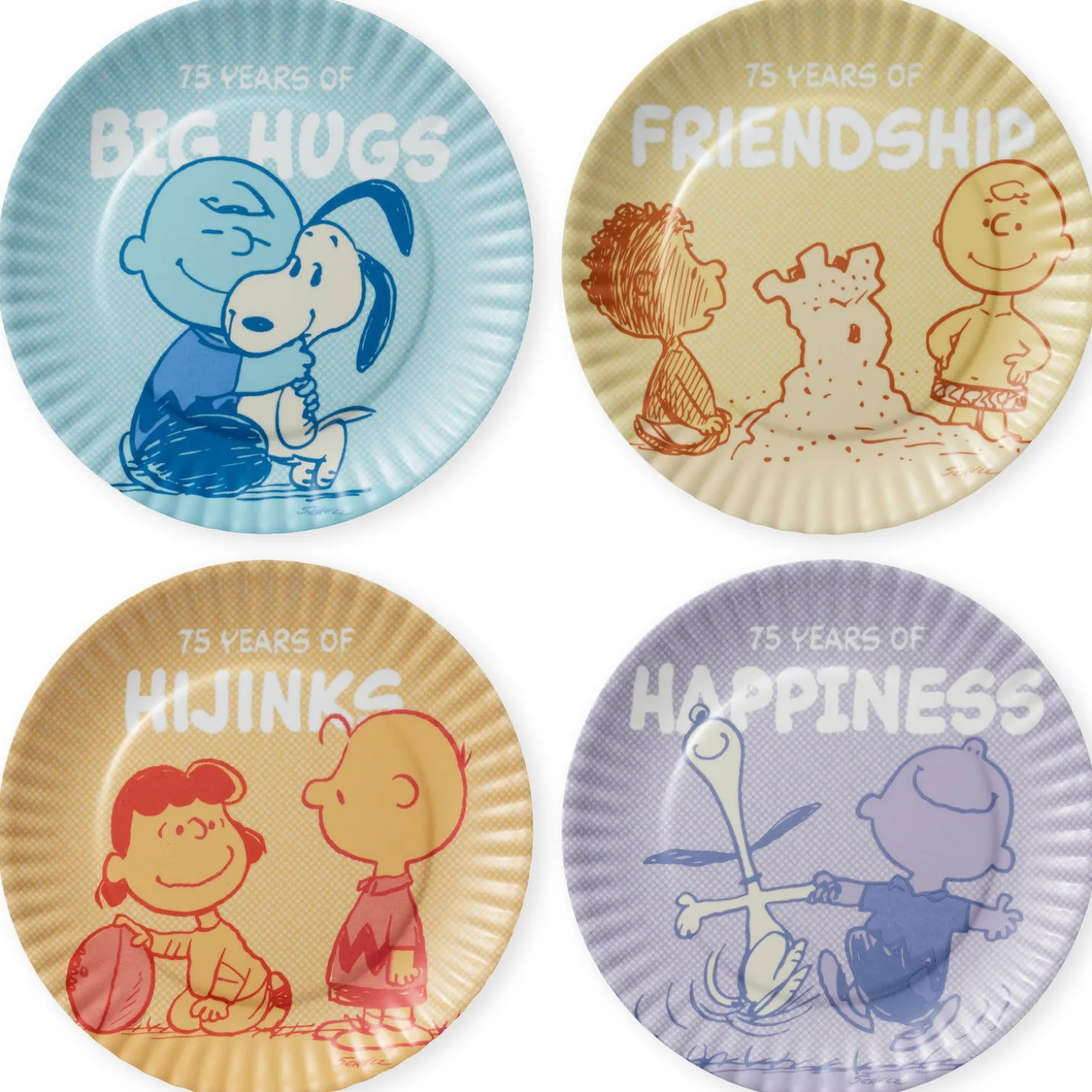 Peanuts® 75th Anniversary Appetizer Plate Set