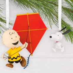 Peanuts® 75th Anniversary Charlie Brown and Snoopy Hallmark Ornaments, Set of 2