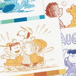 Peanuts® 75th Anniversary Classic Sketches Assorted Blank Note Cards, Pack of 24