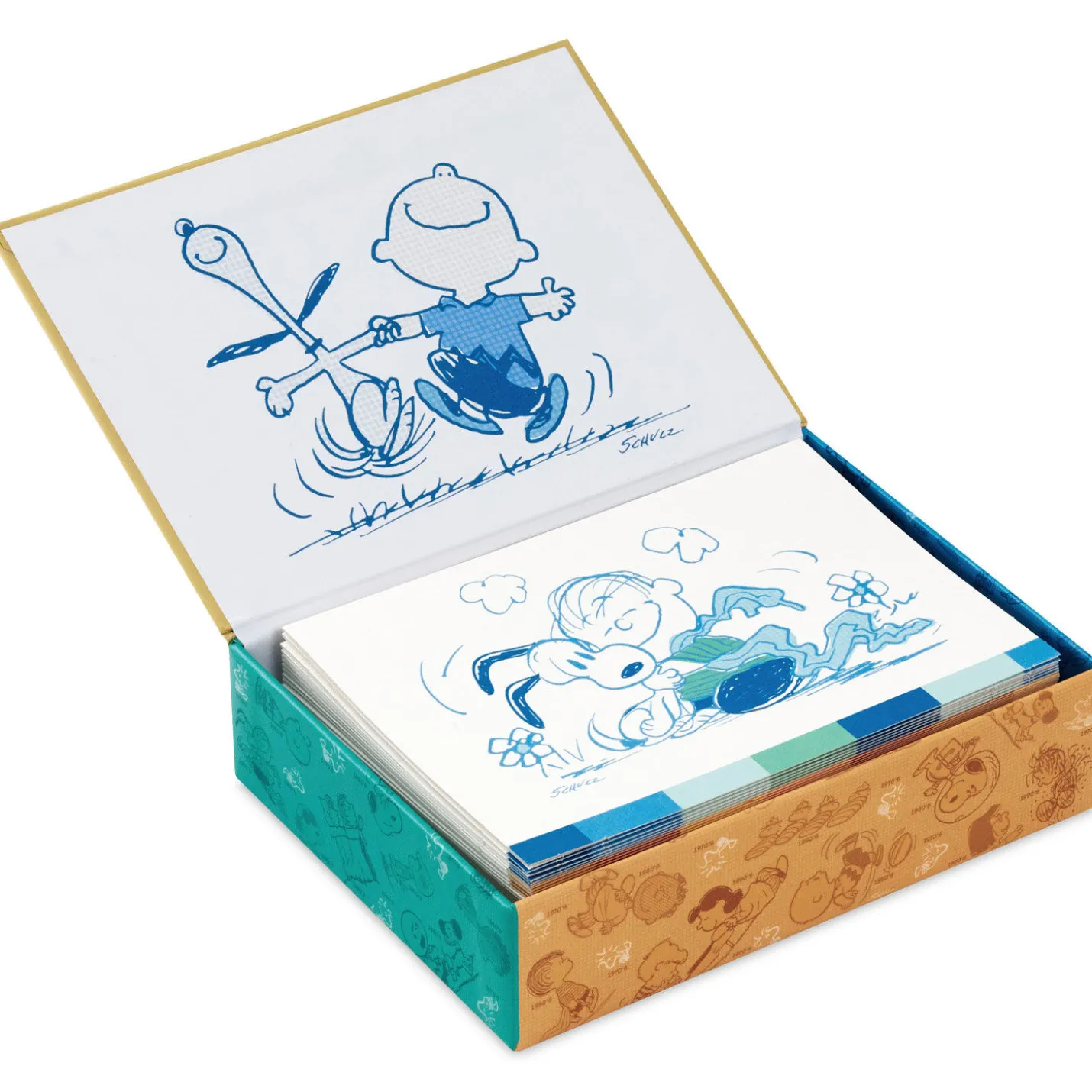 Peanuts® 75th Anniversary Classic Sketches Assorted Blank Note Cards, Pack of 24