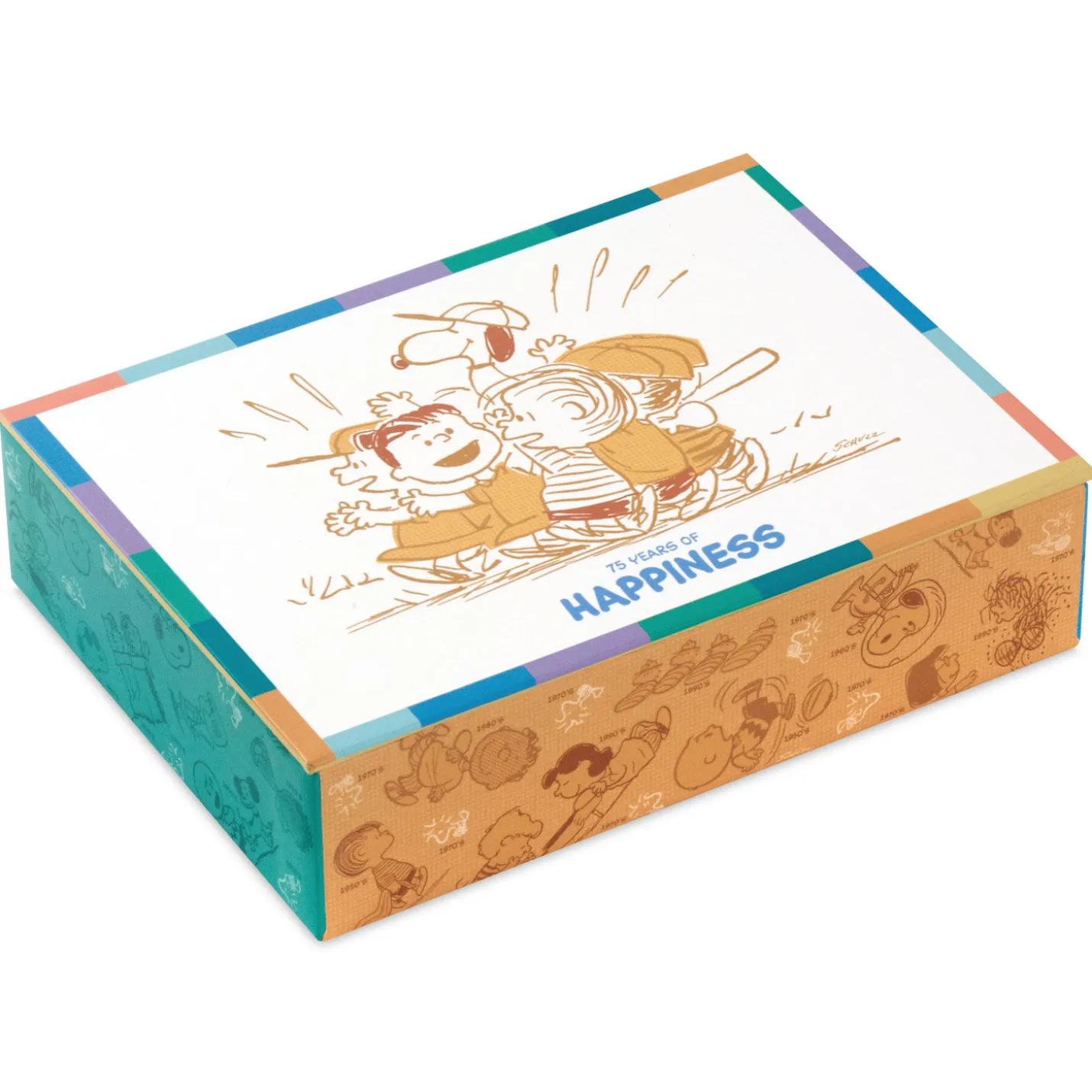 Peanuts® 75th Anniversary Classic Sketches Assorted Blank Note Cards, Pack of 24