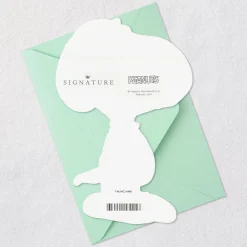 Peanuts® 75th Anniversary Felt Snoopy Blank Card
