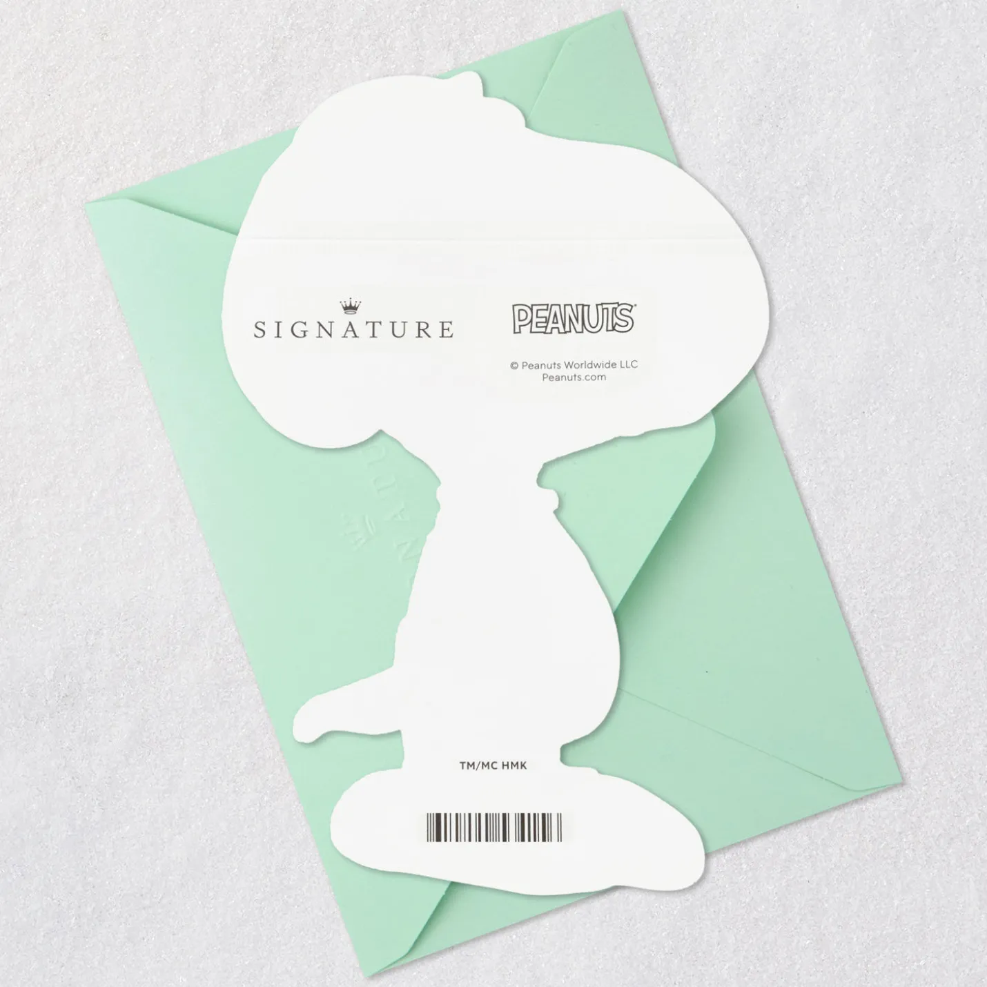 Peanuts® 75th Anniversary Felt Snoopy Blank Card