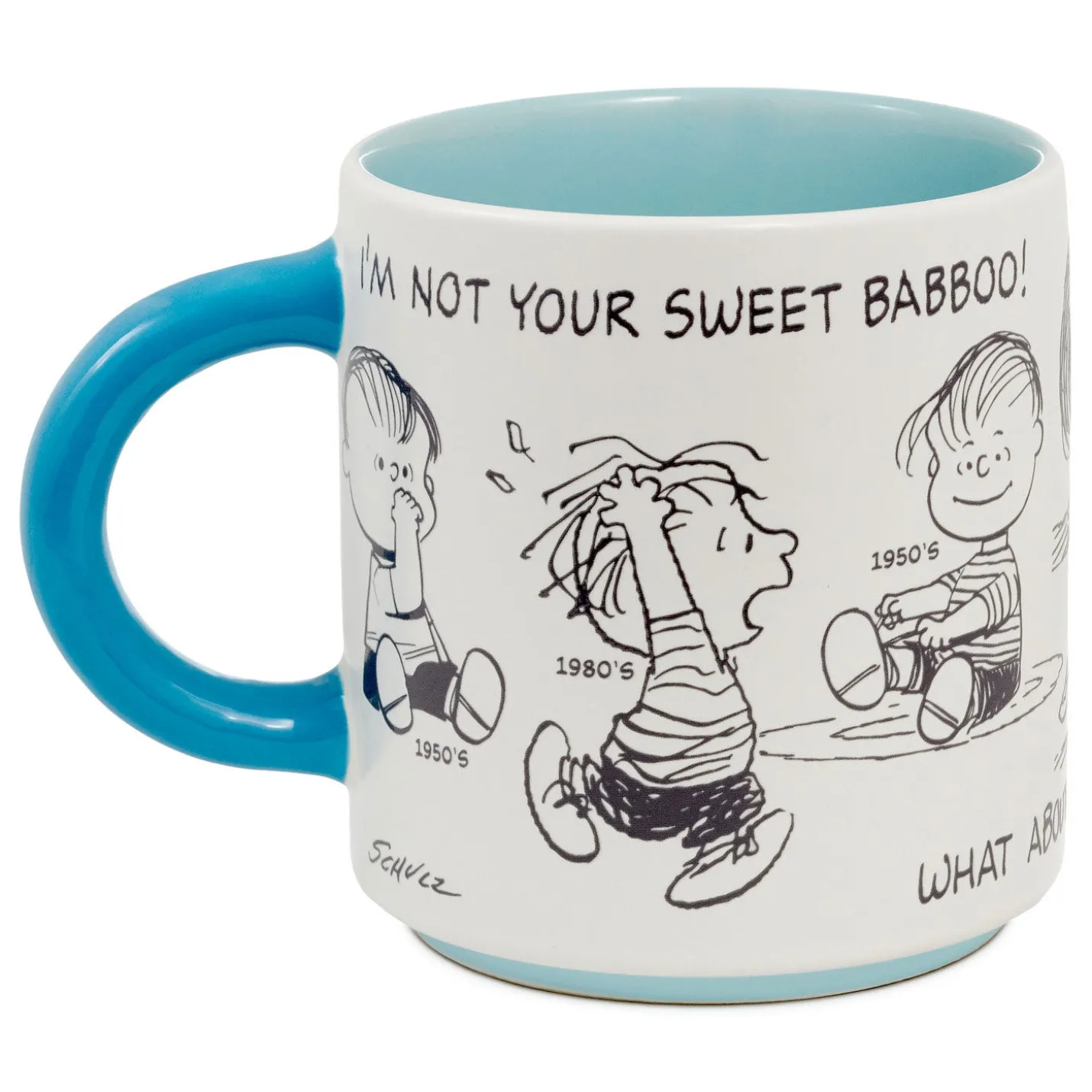 Peanuts® 75th Anniversary Linus Through the Decades Mug, 17.5 oz.