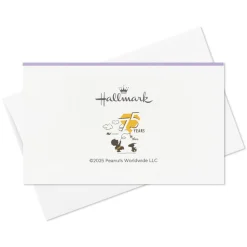 Peanuts® 75th Anniversary Nostalgic Scenes Assorted Blank Mini Note Cards, Pack of 12